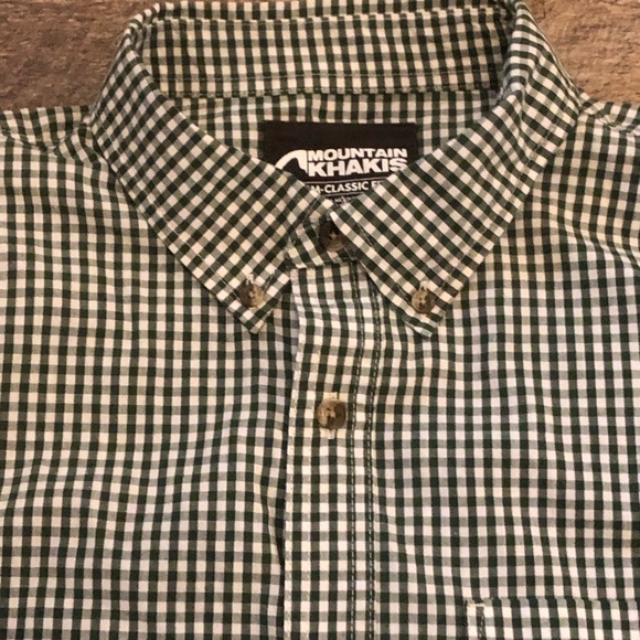 Mountain Khakis classic fit Spaulding woven Long Sleeve Shirt Mens M EUC - Picture 2 of 9